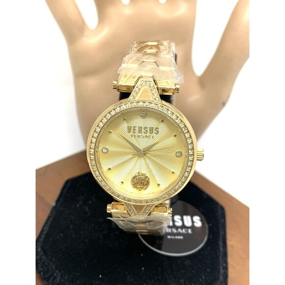 Versus by Versace Women's Watch VSPCI5421 Quartz Gold Stainless Steel 34mm - Picture 1 of 14